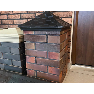 Клинкерный кирпич Гранат 6 Рустика DF1 240x115x71, Керамейя