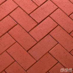 ЛОНДОН красный, 200х100х50, клинкер тротуарный, ЛСР
