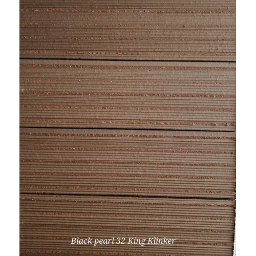 Клинкерная плитка 32 Black pearl, черная 