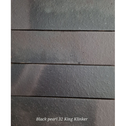 Клинкерная плитка 32 Black pearl, черная 240х71х10, King Klinker Минск