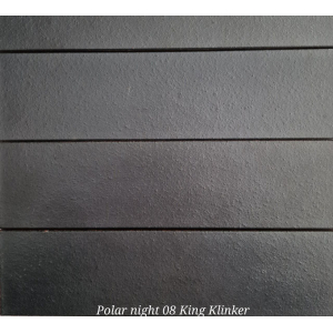 Клинкерная плитка фасадная 08 Polar night, 250х65х10, King Klinker