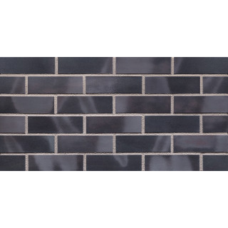 Клинкерная плитка 32 Black pearl, черная 240х71х10, King Klinker