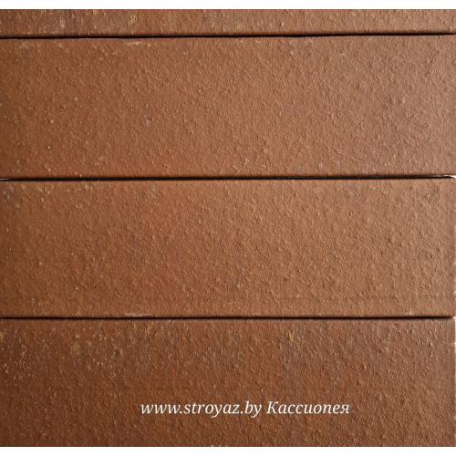 Купить плитку фасадную клинкерную керамическую КАССИОПЕЯ красную Плитка фасадная клинкерная керамическая КАССИОПЕЯ красная 78025