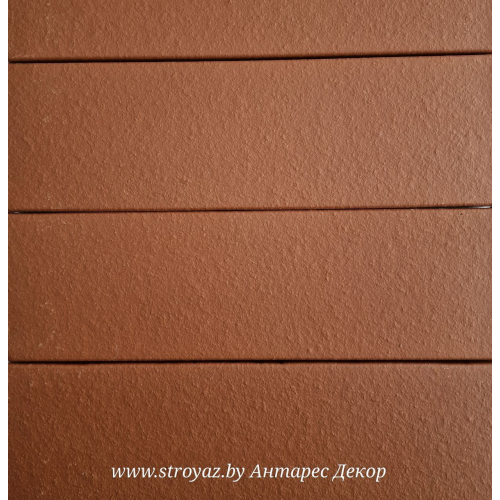 Купить плитку фасадную клинкерную керамическую АНТАРЕС в Минске Плитка фасадная клинкерная керамическая АНТАРЕС красная в Минске