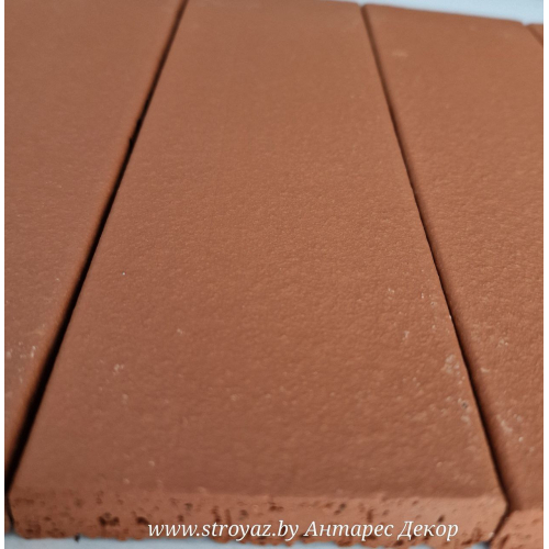 Купить плитку фасадную клинкерную керамическую АНТАРЕС в Гомеле Плитка фасадная клинкерная керамическая АНТАРЕС красная Гомель