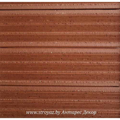 Купить плитку фасадную клинкерную керамическую АНТАРЕС в Витебске Плитка фасадная клинкерная керамическая АНТАРЕС красная Витебск