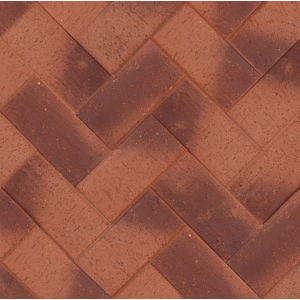 ЛИВЕРПУЛЬ Бордо флэш, 200х100х50, клинкер тротуарный, ЛСР