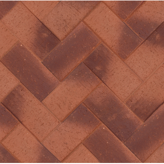 ЛИВЕРПУЛЬ Бордо флэш, 200х100х50, клинкер тротуарный, ЛСР