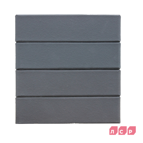 Кирпич облицовочный керамический графитовый, поверхность гладкая, ЛСР