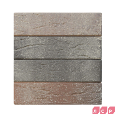 Кирпич керамический КРАСНЫЙ ФЛЭШ УЛЬТРА С ПЕПЕЛЬНОЙ ПОСЫПКОЙ, поверхность рустик, ЛСР