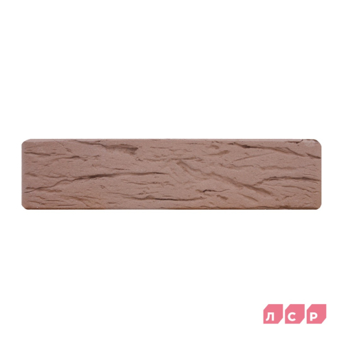Кирпич керамический светло-коричневый, поверхность рустик Витебск