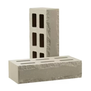 Кирпич облицовочный гиперпрессованный пустотелый фактурный "Зигзаг" СТАЛЬ КСПД1-Ф