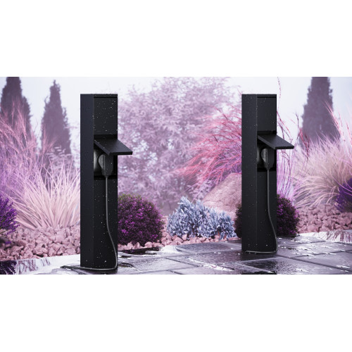 Уличная розетка Nido 2x2000Вт IP 54 O460FL-GF02SC — фото 9, Уличные розетки, Maytoni