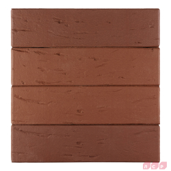 Кирпич керамический КОРИЧНЕВЫЙ, поверхность рустик, ЛСР