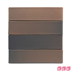 Кирпич керамический СВЕТЛО-КОРИЧНЕВЫЙ ФЛЭШ, поверхность гладкая, ЛСР