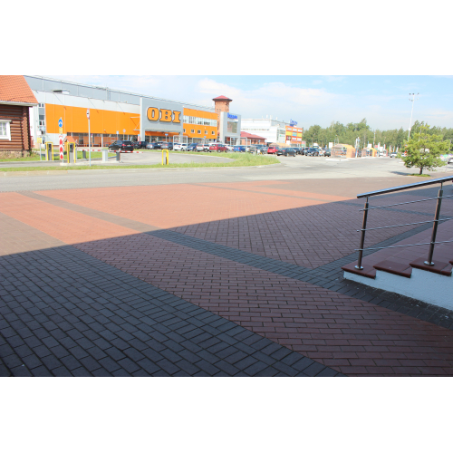 Купить ЭДИНБУРГ темно-красный, 200х100х50, клинкер тротуарный, ЛСР - фото: 9