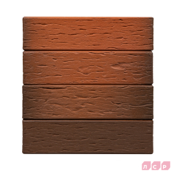 Клинкерный кирпич красный флэш НОТТИНГЕМ, Береста, серия Классика, ЛСР