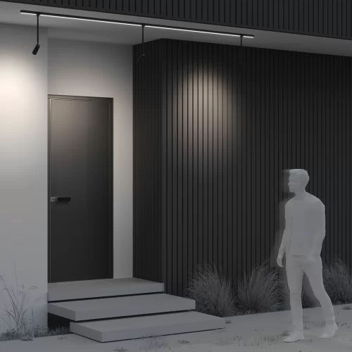 Купить Уличный трековый светильник Focus Led Elasity IP 3000К 8Вт 55° черный O-TR01-2-P-8WB3K - фото: 6