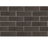 Клинкерный кирпич темно-красный, с черным песком ЛИССАБОН, винтаж, серия Возрождение, ЛСР