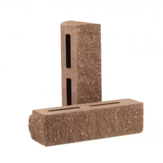 Кирпич облицовочный гиперпрессованный узкий пустотелый тычковый ШОКОЛАД КУПТ5