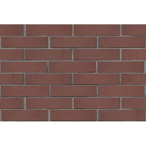 Облицовочный кирпич керамический винный, поверхность Крафт,  ЛСР.