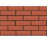 Клинкерный кирпич тёмно-красный АМСТЕРДАМ, винтаж,  серия Возрождение, ЛСР