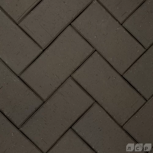 Брусчатка клинкерная тротуарная ШТУТГАРТ графитовый, 200х100х50, ЛСР