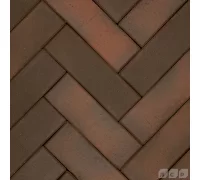 ГЛАЗГО ЛОНГ темно-красный флэш, 250х80х50, клинкер тротуарный, ЛСР