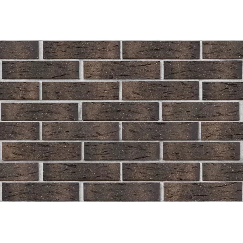 Кирпич керамический ГРАФИТОВЫЙ с посыпкой, поверхность рустикальная, ЛСР