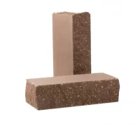 Кирпич облицовочный гиперпрессованный полнотелый тычковый "Гранит" ШОКОЛАД КСЛТ5