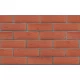 Облицовочный клинкерный кирпич красный Лондон береста ЛСР