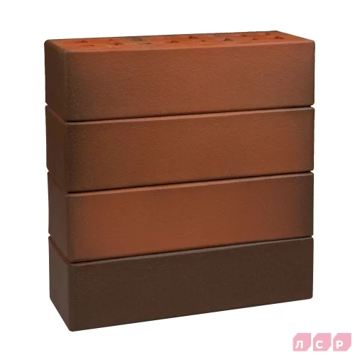 Облицовочный клинкерный кирпич красный флэш гладкий ЛСР в Бресте