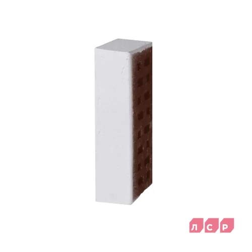 Клинкерный кирпич белый  Вернамо, винтаж, серия Обсидиан,  ЛСР