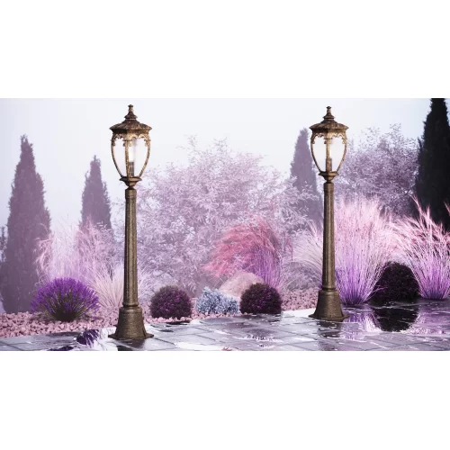 Купить Уличный настенный светильник  Fleur O414WL-01GB - фото: 11