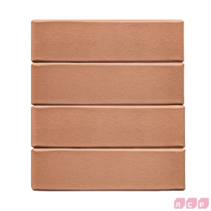 Кирпич керамический СВЕТЛО-КОРИЧНЕВЫЙ, поверхность гладкая, ЛСР