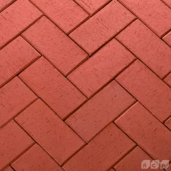 ЛОНДОН красный, 200х100х50, клинкер тротуарный, ЛСР