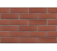 Клинкерный кирпич тёмно-красный ЭДИНБУРГ, гладкий, коллекция Классика,  ЛСР