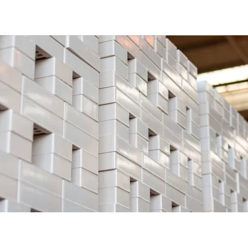 Облицовочный керамический кирпич Красная Гвардия White Premium белый