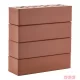 Купить Клинкерный кирпич тёмно-красный ЭДИНБУРГ, гладкий, коллекция Классика,  ЛСР - фото: 1