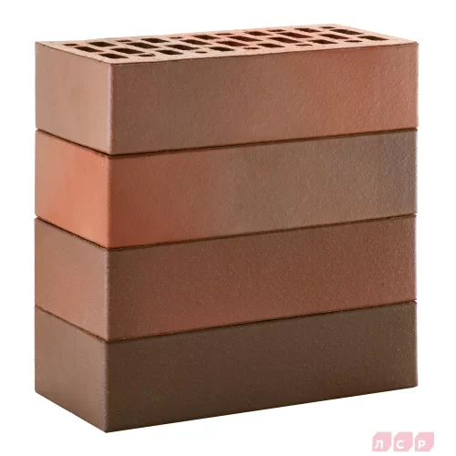 Кирпич керамический красный флэш, поверхность гладкая, ЛСР Гродно