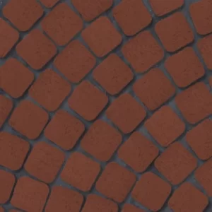 ЭДИНБУРГ КВАДРО R, 100х100х50, клинкер тротуарный, ЛСР