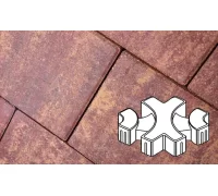 Плитка тротуарная в форме - Эко-фантазия 300х300
