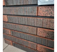 Клинкерный кирпич Рустика LF290 графит 8,  Керамейя