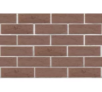 Клинкерный кирпич коричневый МЮНХЕН, береста, серия Классика,  ЛСР