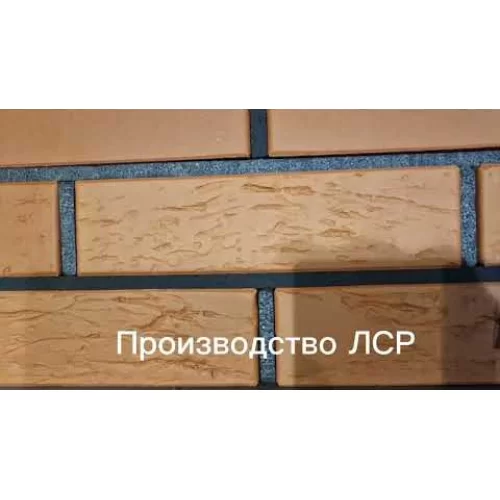 Красный облицовочный керамический кирпич, поверхность рустик, ЛСР