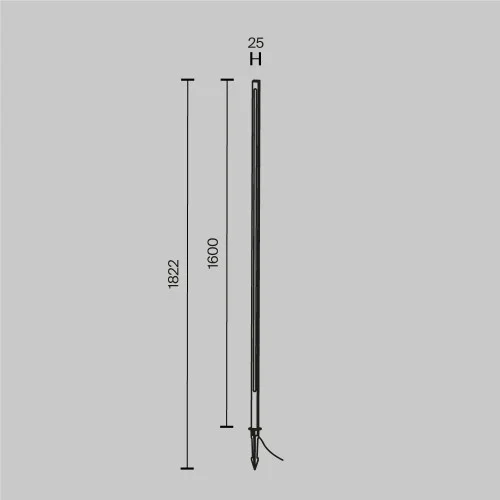 Ландшафтный светильник Pole O440FL-L24GF3K — фото 5, Ландшафтные светильники, Maytoni