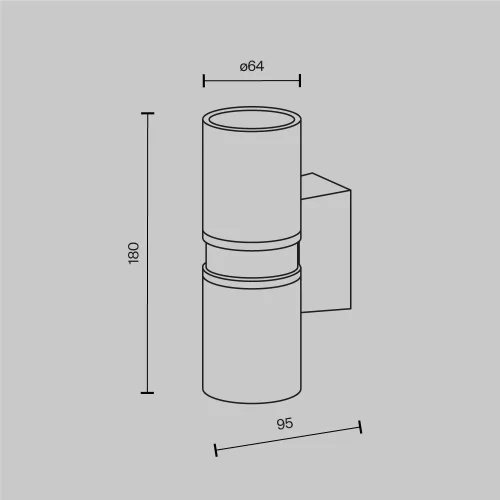 Купить Уличный настенный светильник Bowery O582WL-02BS - фото: 6