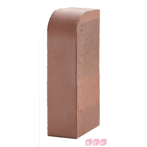 Купить Кирпич керамический КОРИЧНЕВЫЙ полнотелый радиусный , R-60, поверхность гладкая, ЛСР - фото: 3