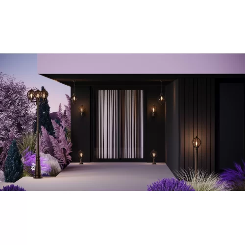 Купить Садово-парковый светильник Via O023FL-03G - фото: 12