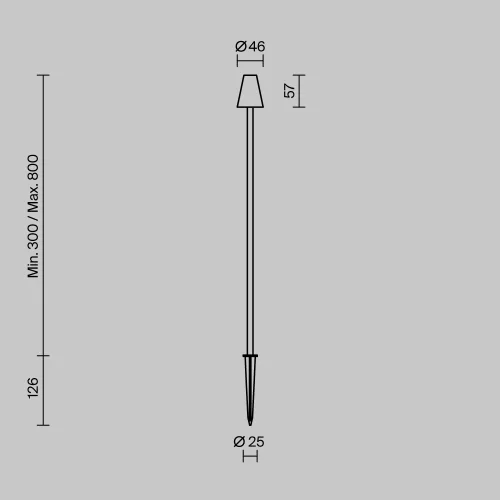 Купить Ландшафтный светильник Cane O504FL-L1B3K1 - фото: 5
